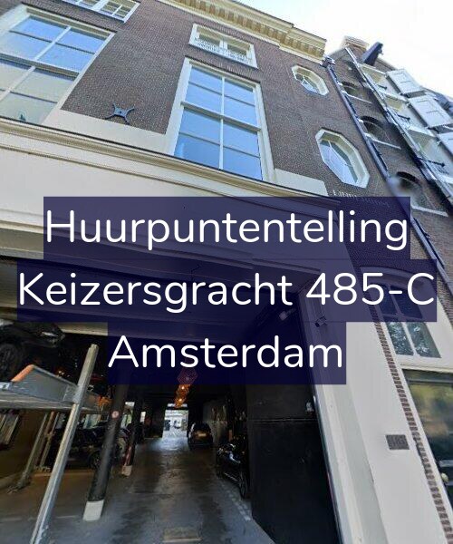 Foto gevel Huurpuntentelling voor Keizersgracht 485-C, Amsterdam