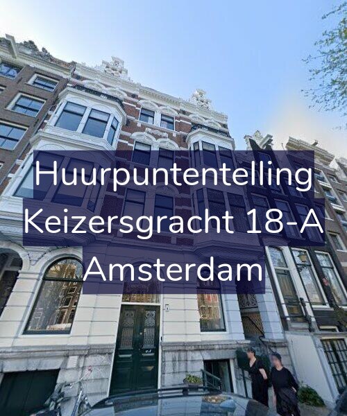 Foto gevel Huurpuntentelling voor Keizersgracht 18-A, Amsterdam