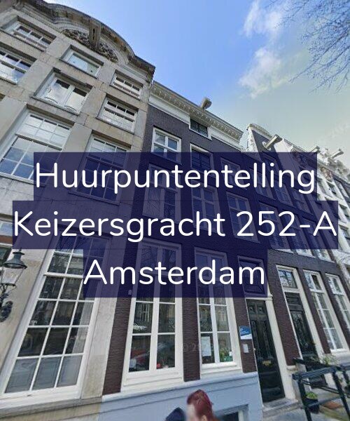Foto gevel Huurpuntentelling voor Keizersgracht 252-A, Amsterdam