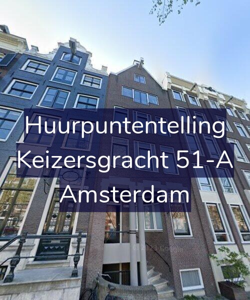Foto gevel Huurpuntentelling voor Keizersgracht 51-A, Amsterdam