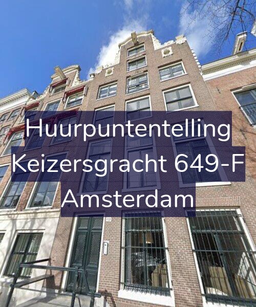 Foto gevel Huurpuntentelling voor Keizersgracht 649-F, Amsterdam