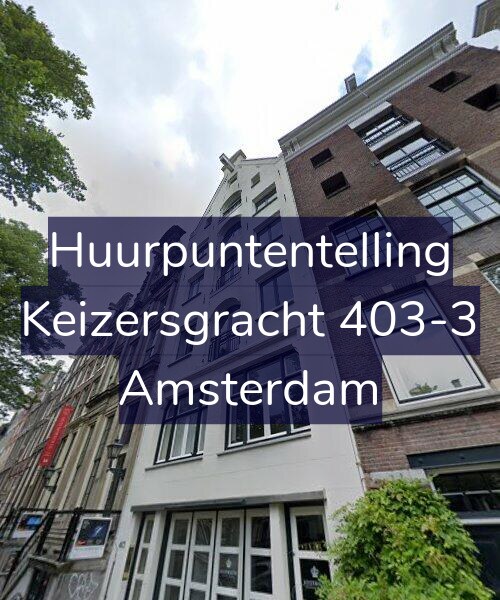 Foto gevel Huurpuntentelling voor Keizersgracht 403-3, Amsterdam
