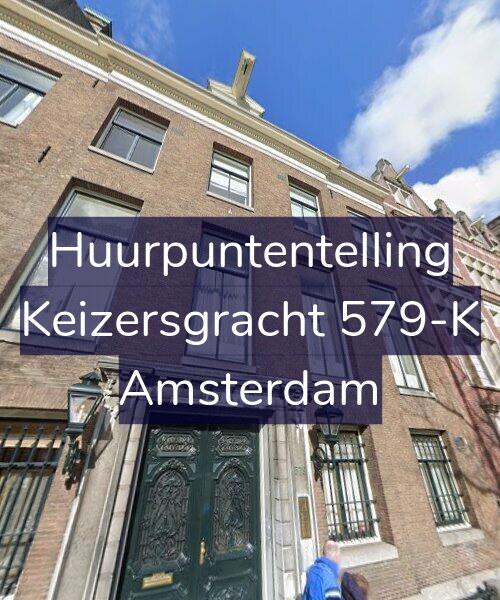 Foto gevel Huurpuntentelling voor Keizersgracht 579-K, Amsterdam