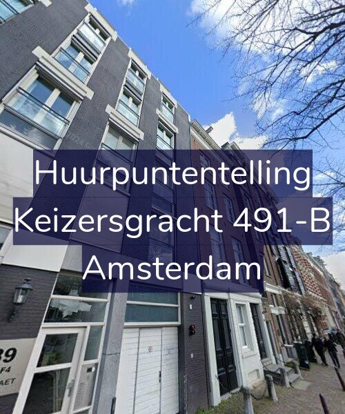 Foto gevel Huurpuntentelling voor Keizersgracht 491-B, Amsterdam