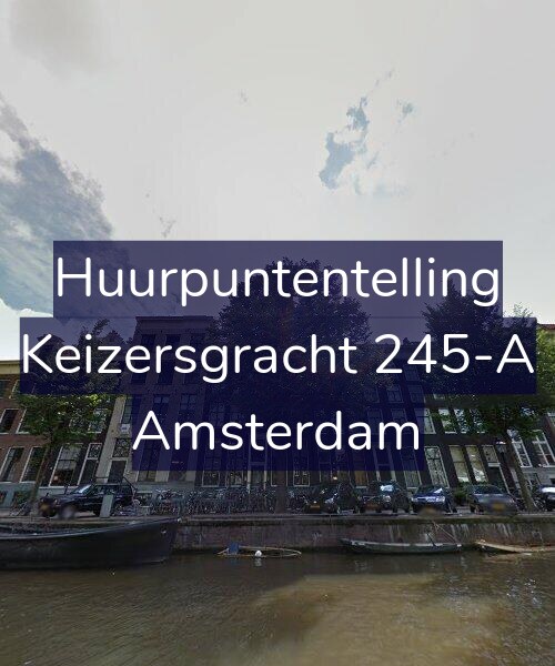 Foto gevel Huurpuntentelling voor Keizersgracht 245-A, Amsterdam