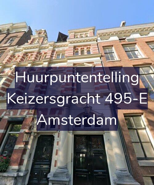 Foto gevel Huurpuntentelling voor Keizersgracht 495-E, Amsterdam