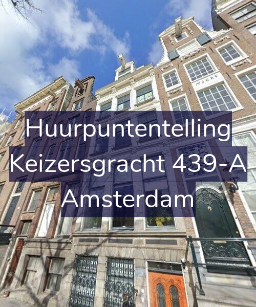 Foto gevel Huurpuntentelling voor Keizersgracht 439-A, Amsterdam