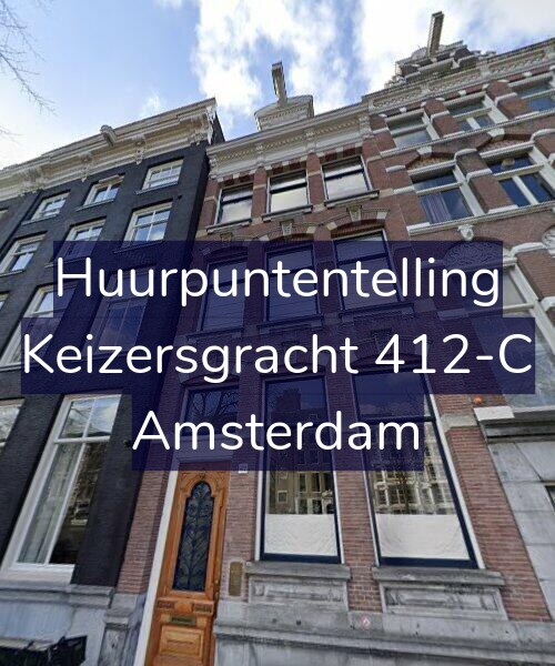 Foto gevel Huurpuntentelling voor Keizersgracht 412-C, Amsterdam