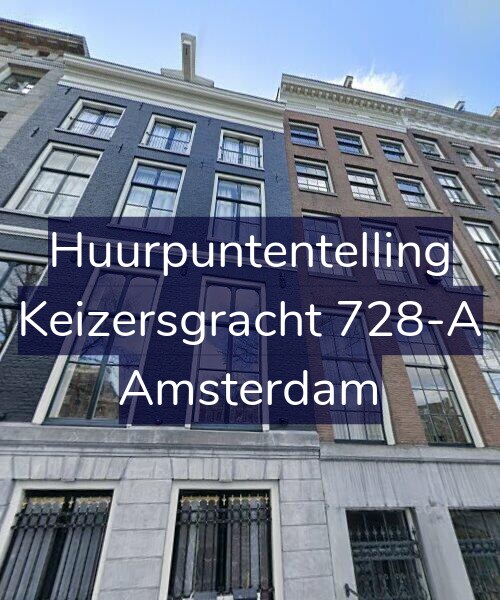 Foto gevel Huurpuntentelling voor Keizersgracht 728-A, Amsterdam
