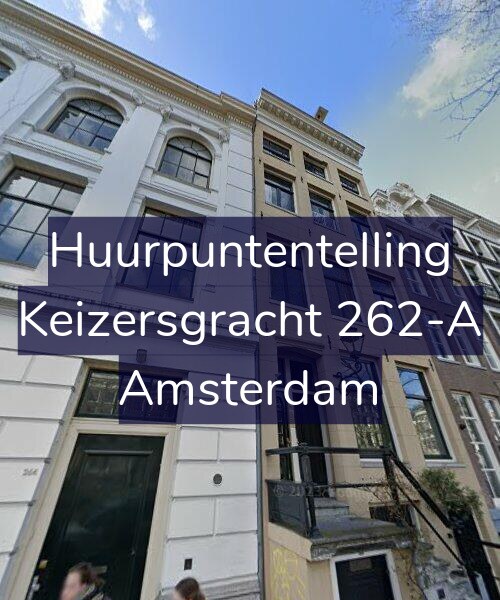 Foto gevel Huurpuntentelling voor Keizersgracht 262-A, Amsterdam