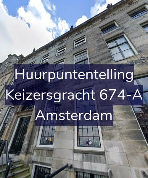 Foto gevel Huurpuntentelling voor Keizersgracht 674-A, Amsterdam