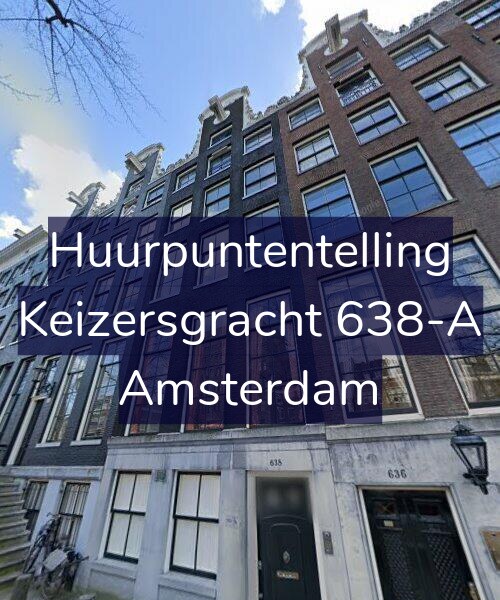 Foto gevel Huurpuntentelling voor Keizersgracht 638-A, Amsterdam