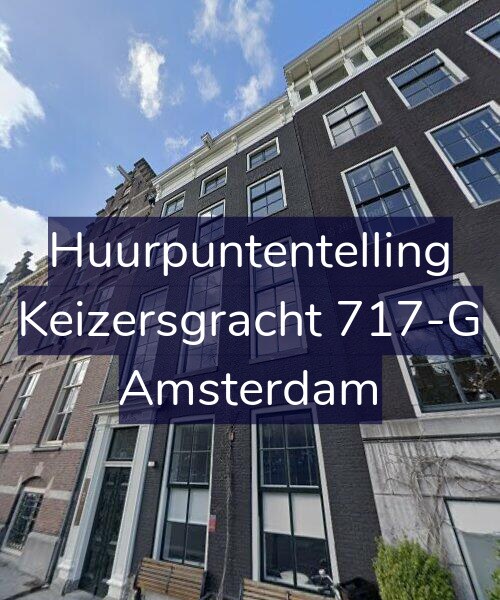 Foto gevel Huurpuntentelling voor Keizersgracht 717-G, Amsterdam