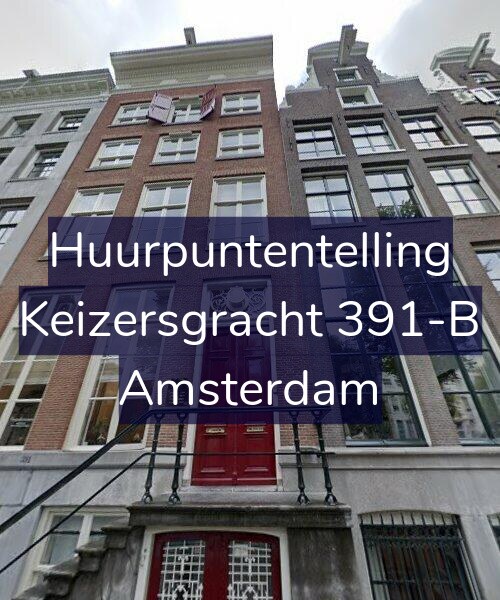 Foto gevel Huurpuntentelling voor Keizersgracht 391-B, Amsterdam
