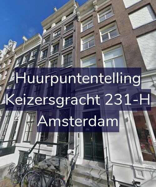 Foto gevel Huurpuntentelling voor Keizersgracht 231-H, Amsterdam