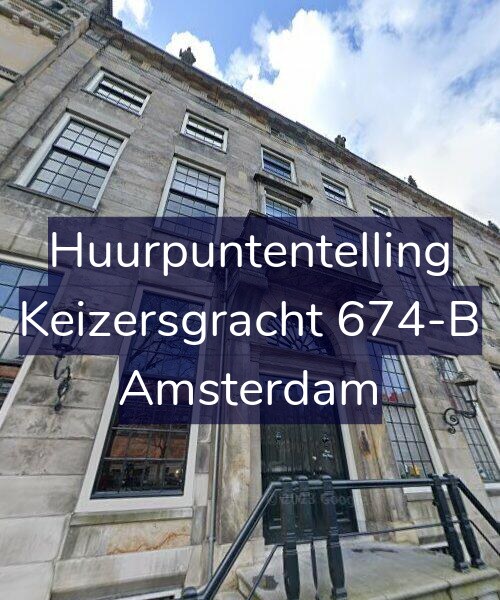 Foto gevel Huurpuntentelling voor Keizersgracht 674-B, Amsterdam