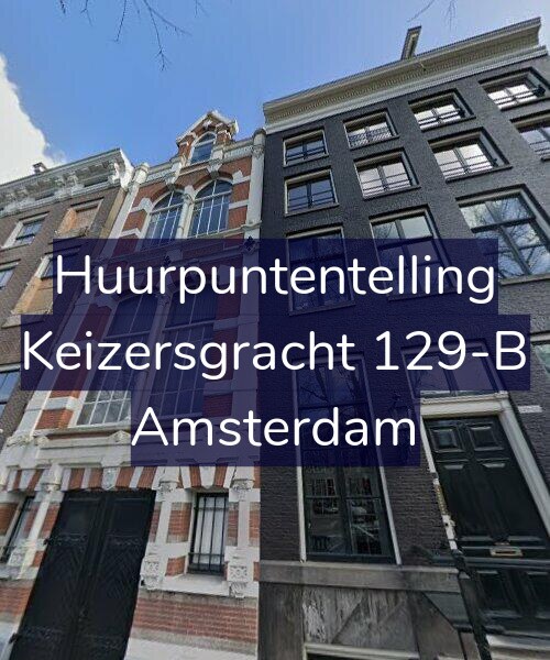 Foto gevel Huurpuntentelling voor Keizersgracht 129-B, Amsterdam