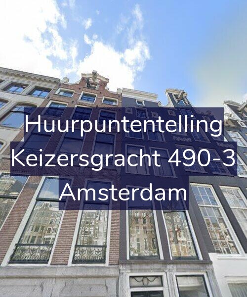 Foto gevel Huurpuntentelling voor Keizersgracht 490-3, Amsterdam