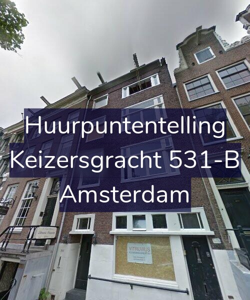 Foto gevel Huurpuntentelling voor Keizersgracht 531-B, Amsterdam