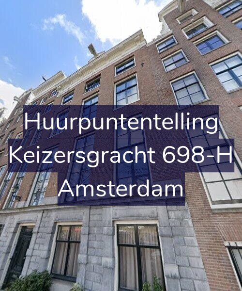 Foto gevel Huurpuntentelling voor Keizersgracht 698-H, Amsterdam