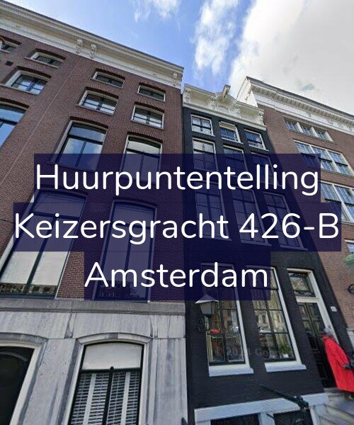 Foto gevel Huurpuntentelling voor Keizersgracht 426-B, Amsterdam