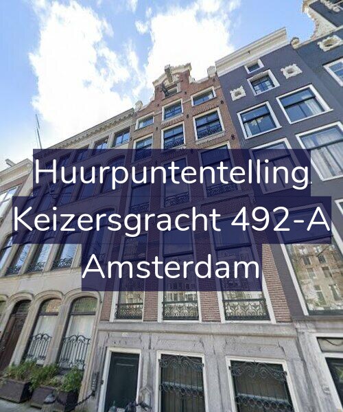 Foto gevel Huurpuntentelling voor Keizersgracht 492-A, Amsterdam
