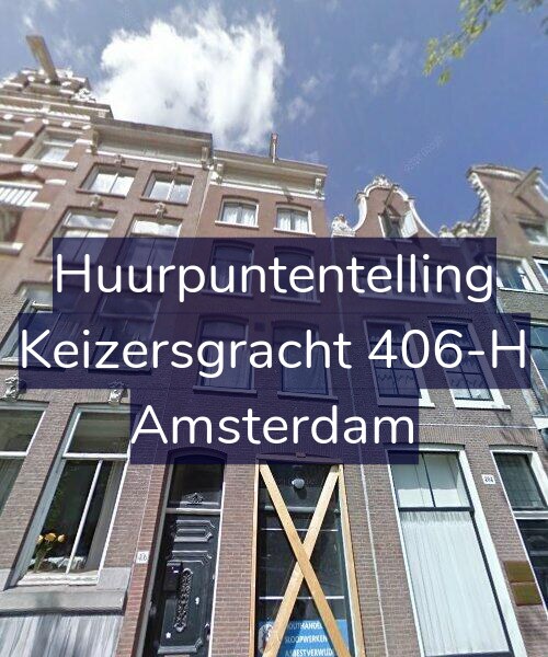 Foto gevel Huurpuntentelling voor Keizersgracht 406-H, Amsterdam