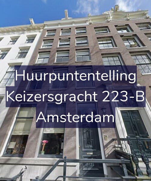 Foto gevel Huurpuntentelling voor Keizersgracht 223-B, Amsterdam