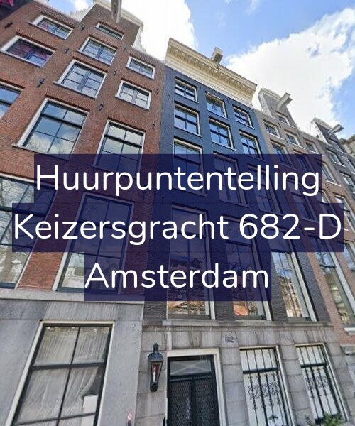 Foto gevel Huurpuntentelling voor Keizersgracht 682-D, Amsterdam