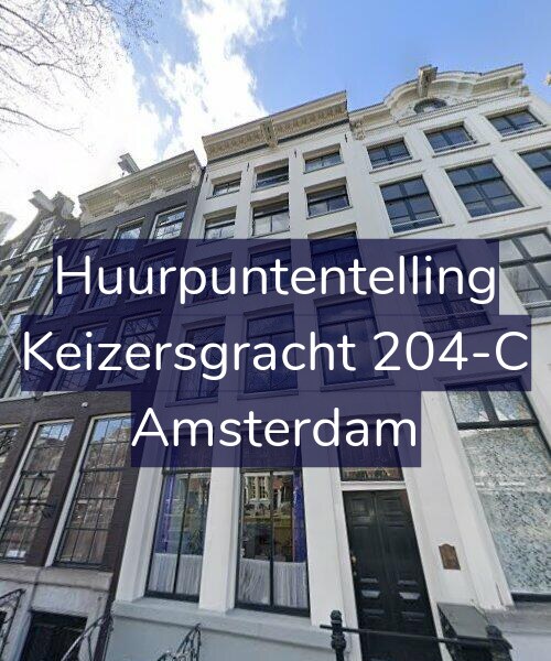 Foto gevel Huurpuntentelling voor Keizersgracht 204-C, Amsterdam