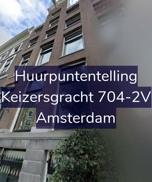 Foto gevel Huurpuntentelling voor Keizersgracht 704-2V, Amsterdam