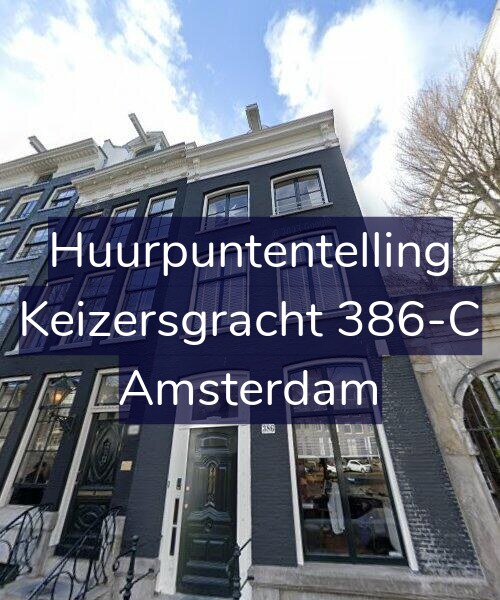Foto gevel Huurpuntentelling voor Keizersgracht 386-C, Amsterdam