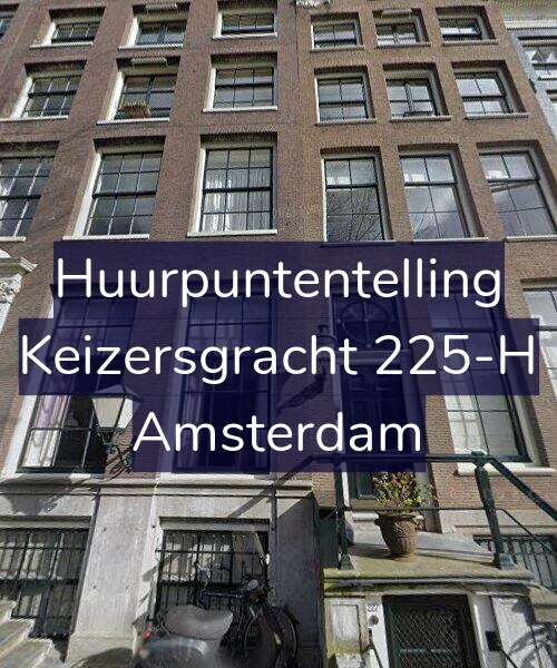 Foto gevel Huurpuntentelling voor Keizersgracht 225-H, Amsterdam