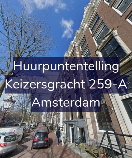 Foto gevel Huurpuntentelling voor Keizersgracht 259-A, Amsterdam