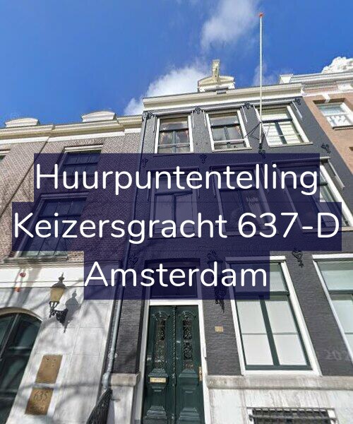 Foto gevel Huurpuntentelling voor Keizersgracht 637-D, Amsterdam