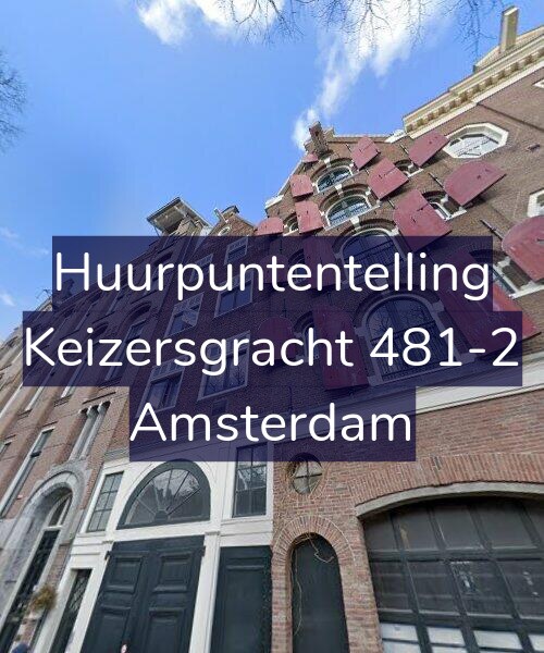 Foto gevel Huurpuntentelling voor Keizersgracht 481-2, Amsterdam