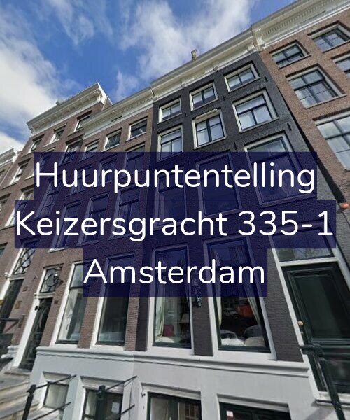Foto gevel Huurpuntentelling voor Keizersgracht 335-1, Amsterdam