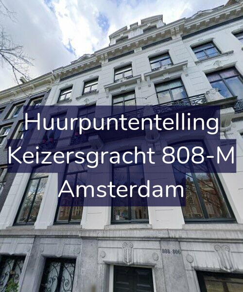 Foto gevel Huurpuntentelling voor Keizersgracht 808-M, Amsterdam