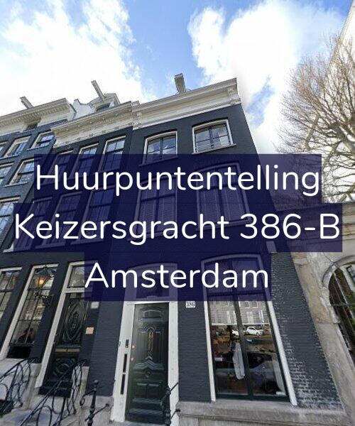 Foto gevel Huurpuntentelling voor Keizersgracht 386-B, Amsterdam