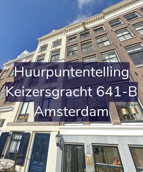 Foto gevel Huurpuntentelling voor Keizersgracht 641-B, Amsterdam