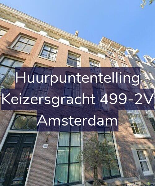 Foto gevel Huurpuntentelling voor Keizersgracht 499-2V, Amsterdam