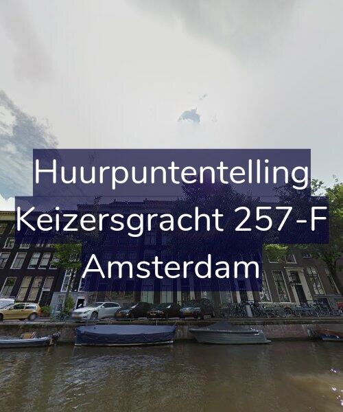 Foto gevel Huurpuntentelling voor Keizersgracht 257-F, Amsterdam