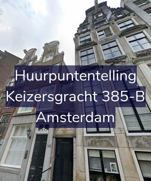 Foto gevel Huurpuntentelling voor Keizersgracht 385-B, Amsterdam