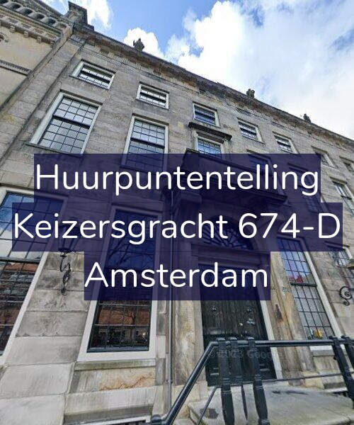 Foto gevel Huurpuntentelling voor Keizersgracht 674-D, Amsterdam