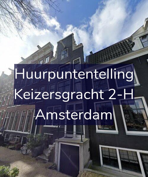 Foto gevel Huurpuntentelling voor Keizersgracht 2-H, Amsterdam