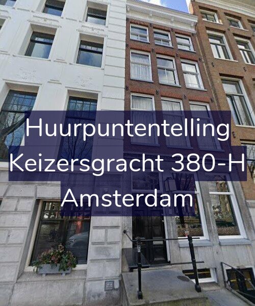 Foto gevel Huurpuntentelling voor Keizersgracht 380-H, Amsterdam