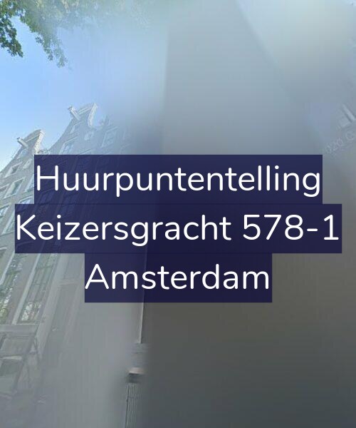 Foto gevel Huurpuntentelling voor Keizersgracht 578-1, Amsterdam