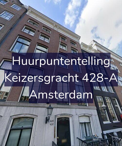 Foto gevel Huurpuntentelling voor Keizersgracht 428-A, Amsterdam