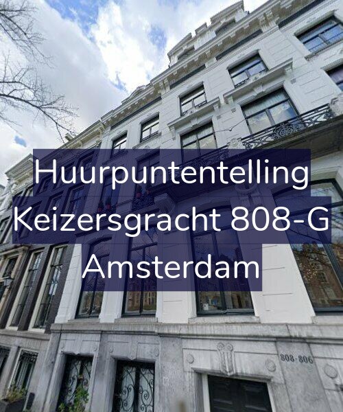 Foto gevel Huurpuntentelling voor Keizersgracht 808-G, Amsterdam