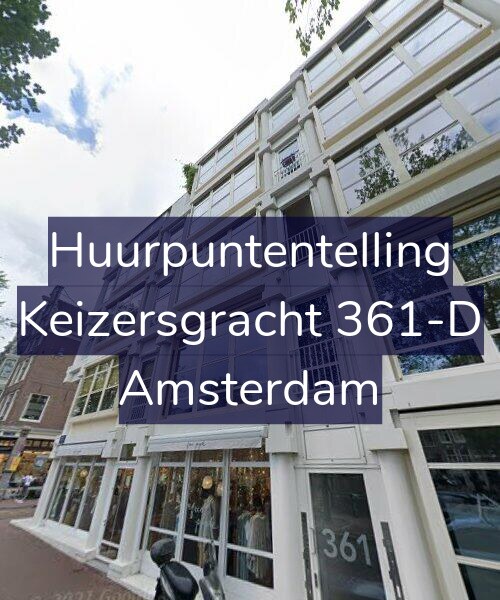 Foto gevel Huurpuntentelling voor Keizersgracht 361-D, Amsterdam